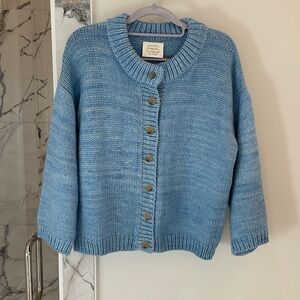Loeffler Randall Maddie Cardigan - Blue - M